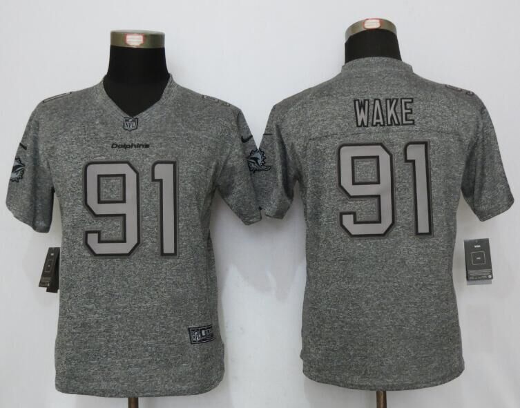 women Gray Limited Jersey-040